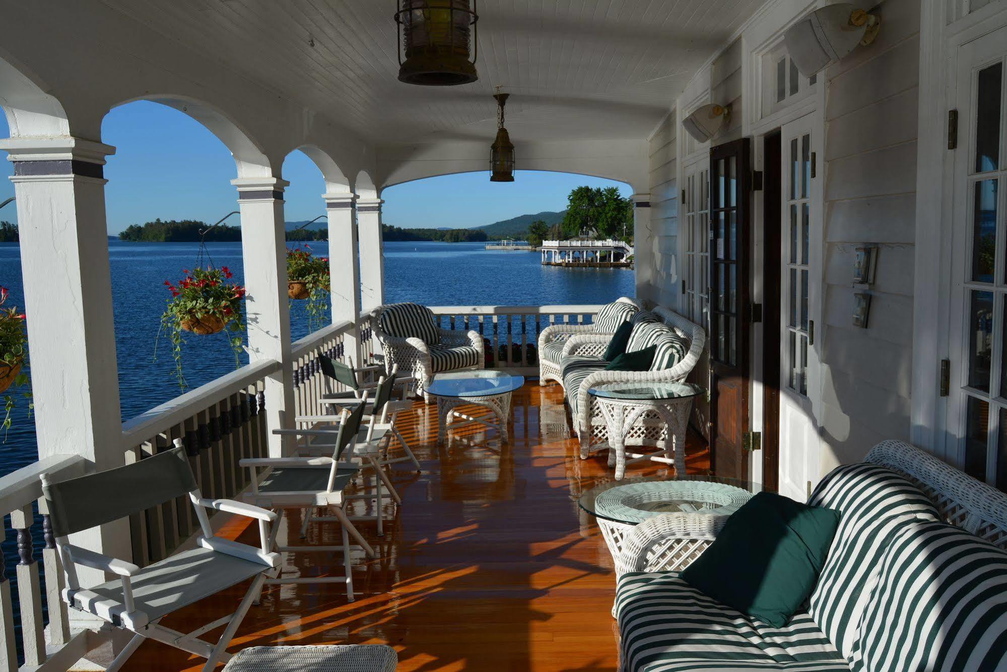 Lake George Boathouse Waterfront Lodging Bolton Landing Exterior photo