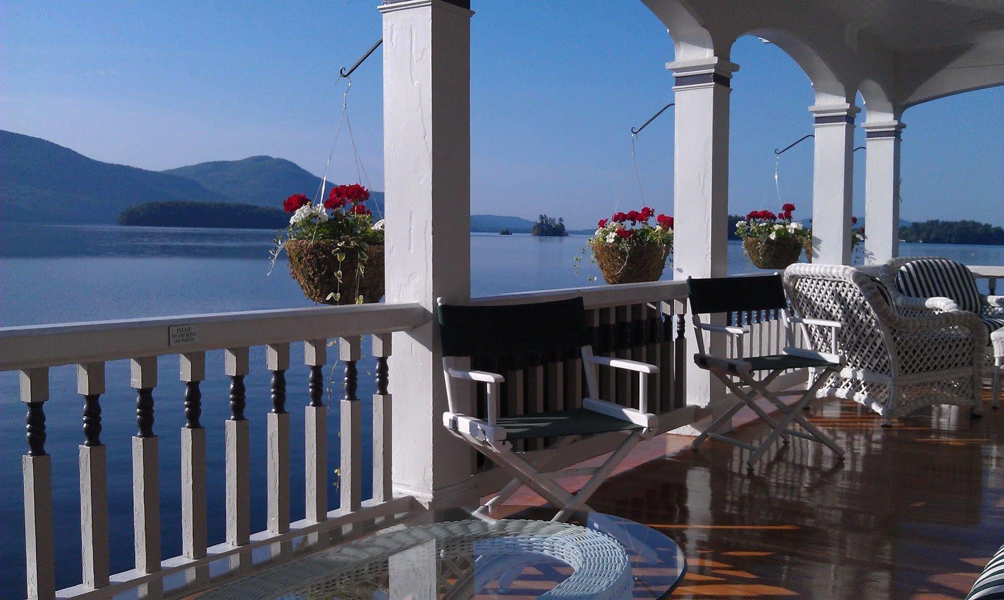 Lake George Boathouse Waterfront Lodging Bolton Landing Exterior photo
